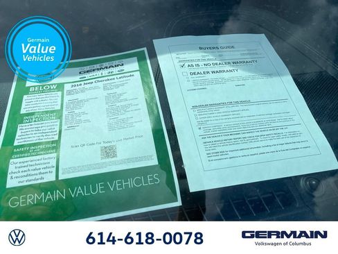 Used 2016 Jeep Cherokee Latitude w/ Cold Weather Group AWD/4WD image 13