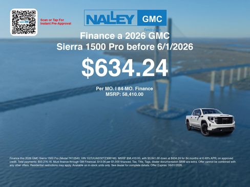 New 2026 GMC Sierra 1500 Pro w/ Graphite Edition AWD/4WD image 7