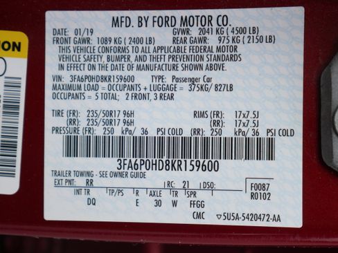 Used 2019 Ford Fusion SE image 30