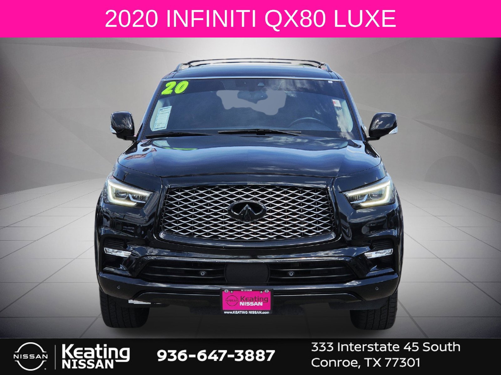 Used 2020 INFINITI QX80 Luxe w/ All-Season Package RWD image 2