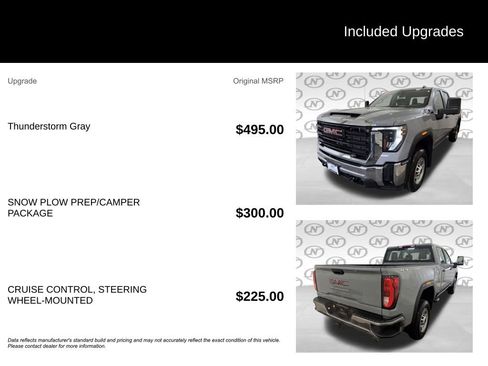Used 2024 GMC Sierra 2500 Pro w/ Snow Plow Prep/Camper Package AWD/4WD image 3