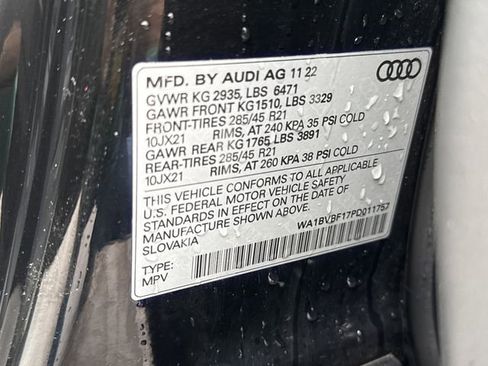 Used 2023 Audi Q8 Premium Plus w/ Premium Plus Package AWD/4WD image 33