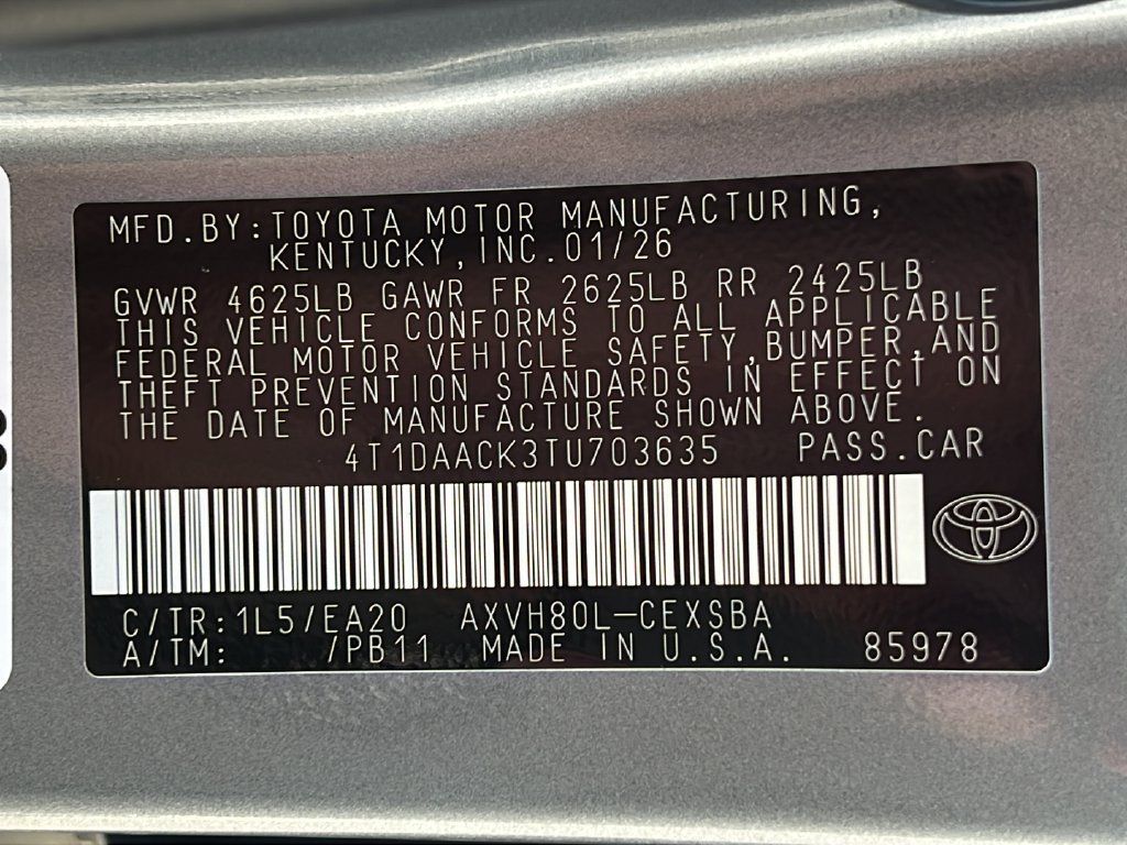 Used 2026 Toyota Camry SE w/ Convenience Package FWD image 23