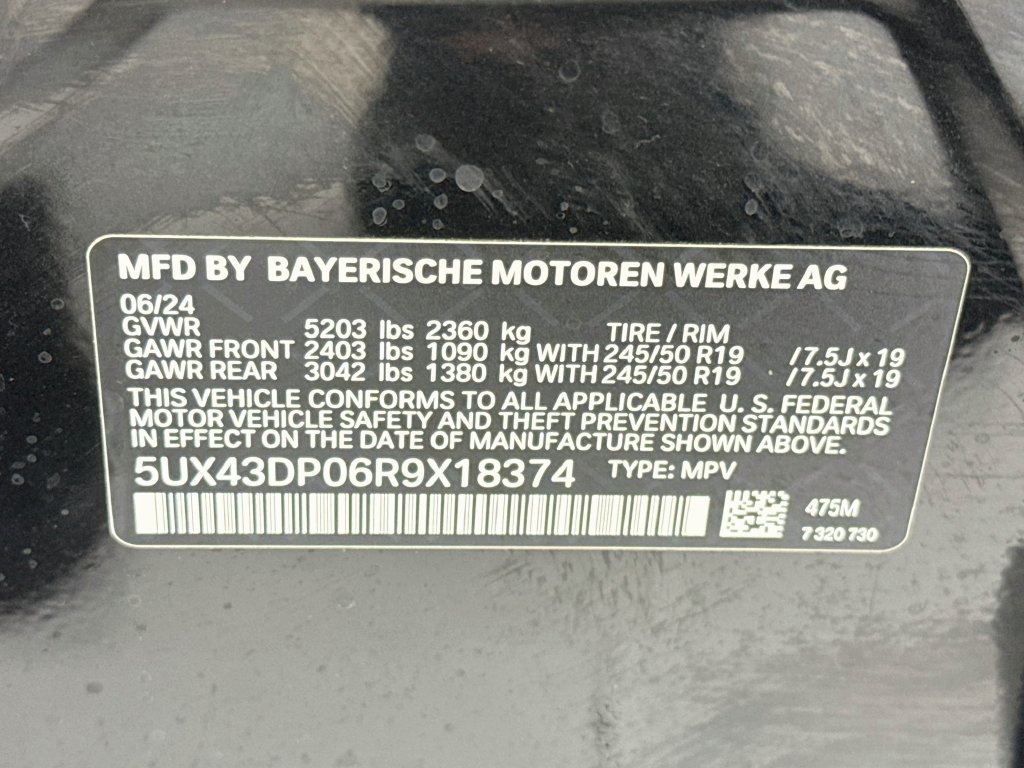 Certified 2024 BMW X3 sDrive30i w/ Premium Package RWD image 34