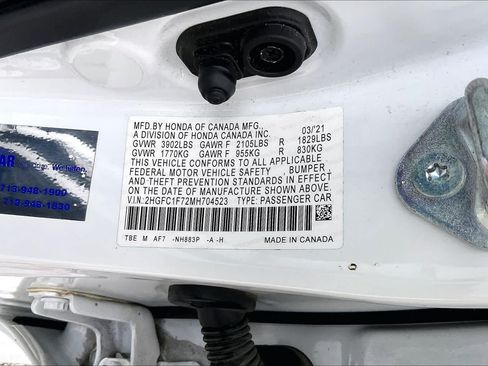 Used 2021 Honda Civic EX-L image 35