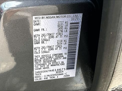 Used 2026 Nissan Frontier PRO-4X AWD/4WD image 34