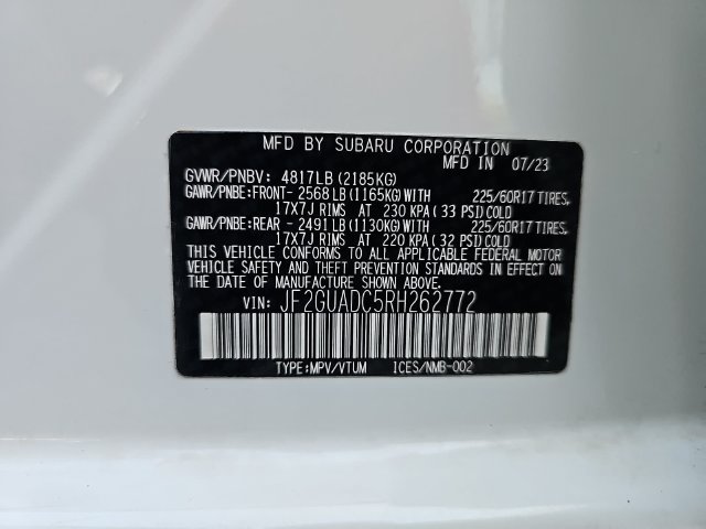 Used 2024 Subaru Crosstrek 2.0i Premium AWD/4WD image 35