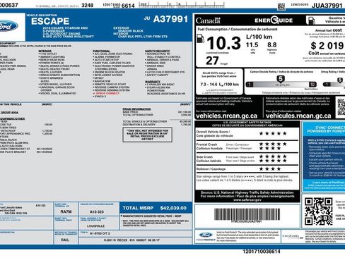 Used 2018 Ford Escape Titanium AWD/4WD image 4