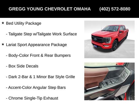 Used 2023 Ford F150 Lariat w/ Equipment Group 502A High image 12