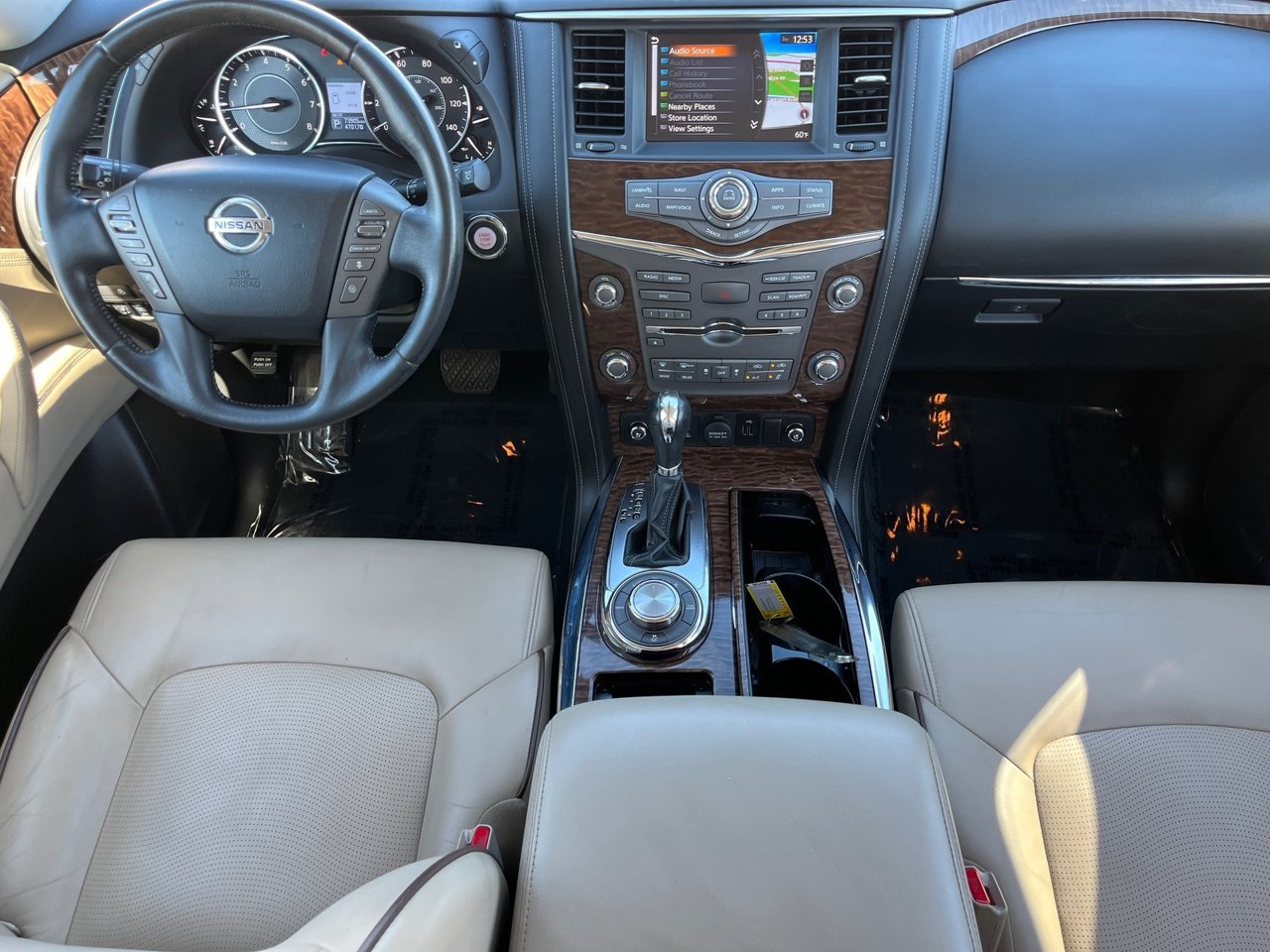 Used 2019 Nissan Armada Platinum w/ Captain's Chairs Package AWD/4WD image 12