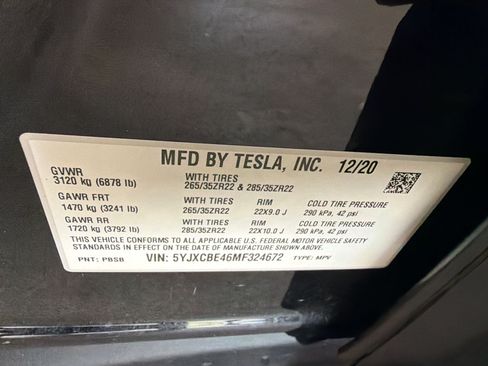 Used 2021 Tesla Model X Performance AWD/4WD image 11