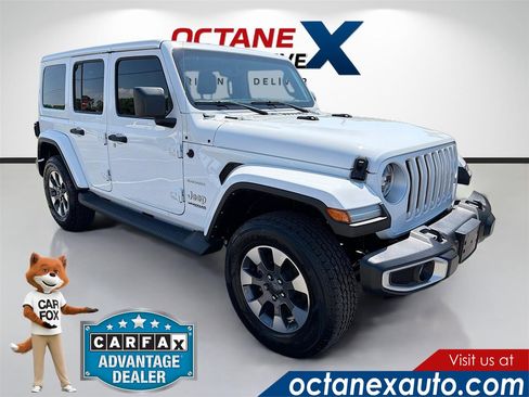 Used 2021 Jeep Wrangler Unlimited Sahara w/ Uconnect 4C Nav & Sound Group AWD/4WD image 1