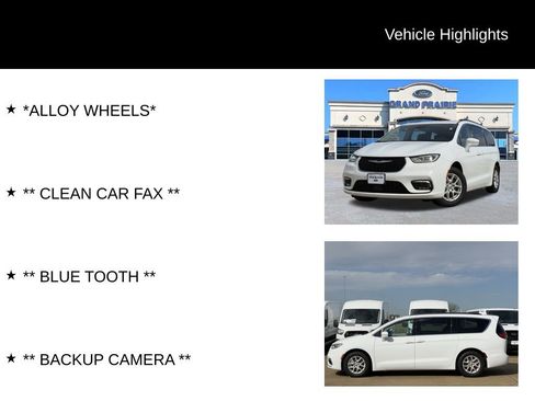 Used 2022 Chrysler Pacifica Touring-L w/ Uconnect Theater Family Group image 4