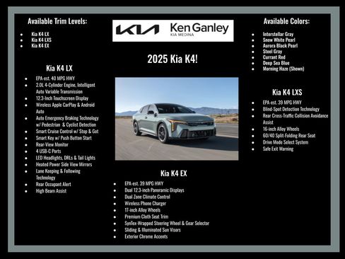 New 2025 Kia K4 GT-Line Turbo FWD image 28