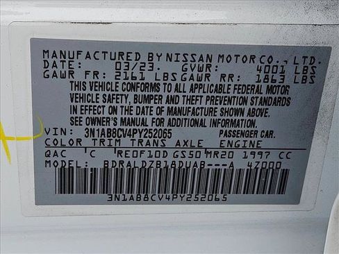 Used 2023 Nissan Sentra SV w/ SV Premium Package FWD image 23