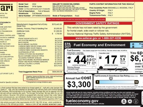 Certified 2024 Ferrari SF90 Spider image 2