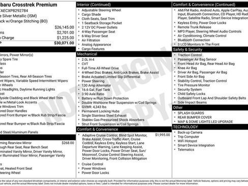Certified 2023 Subaru Crosstrek 2.0i Premium image 10