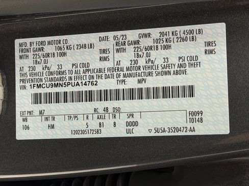 Certified 2023 Ford Escape ST-Line w/ Tech Pack #1 AWD/4WD image 24