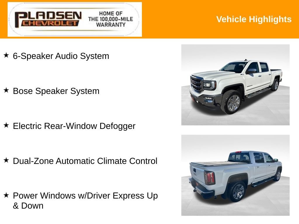 Used 2018 GMC Sierra 1500 SLT AWD/4WD image 20