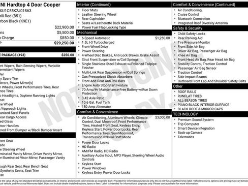 Used 2019 MINI Cooper 4-Door Hardtop w/ Signature Upholstery Package image 42