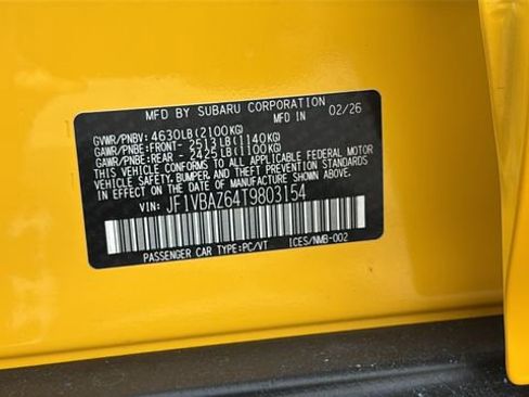 New 2026 Subaru WRX tS AWD/4WD image 27