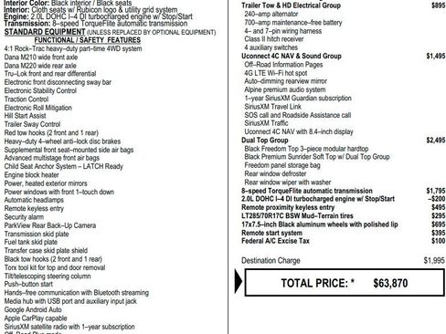 Used 2021 Jeep Wrangler Unlimited Rubicon w/ Dual Top Group image 2