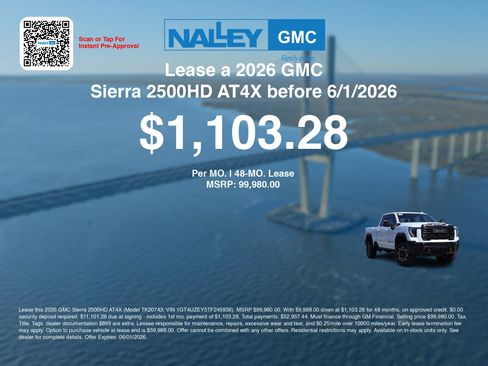 New 2026 GMC Sierra 2500 AT4X w/ LPO, Black Badging Package AWD/4WD image 3