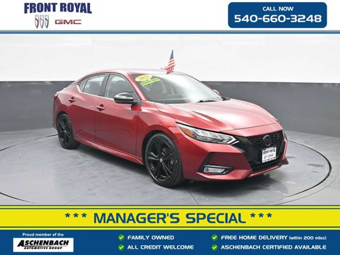 Used 2021 Nissan Sentra SR FWD image 1