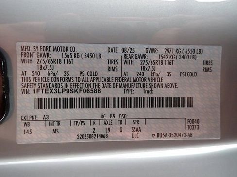 Certified 2025 Ford F150 XLT w/ Equipment Group 301A Standard image 21