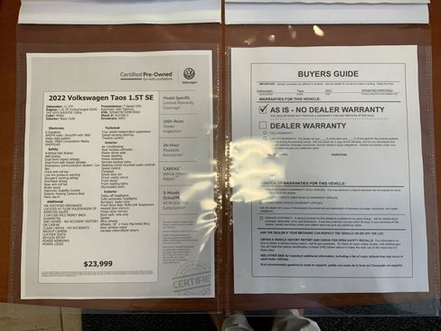 Used 2022 Volkswagen Taos SE image 33
