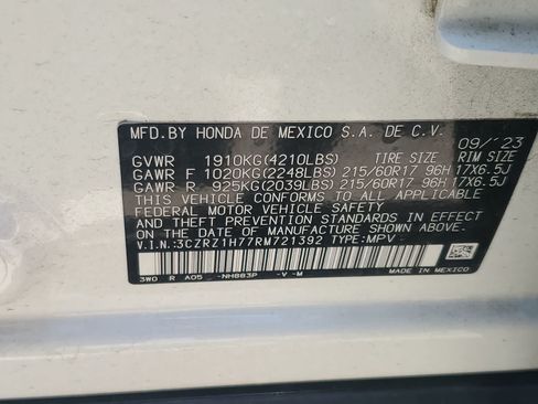 Used 2024 Honda HR-V EX-L image 28