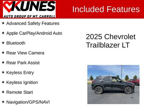 Used 2025 Chevrolet TrailBlazer LT w/ Driver Confidence Package AWD/4WD image 3