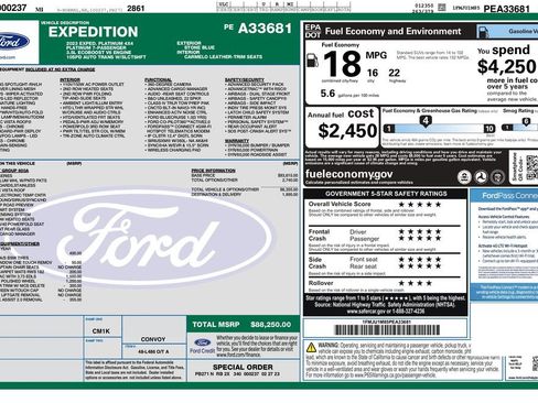 Used 2023 Ford Expedition Platinum image 3