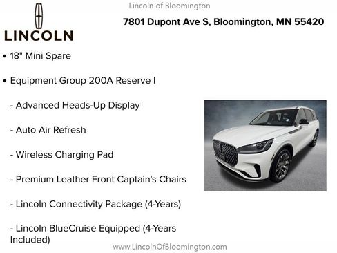 New 2026 Lincoln Aviator Reserve w/ Luxury Package AWD/4WD image 5