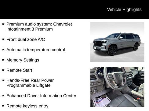 Used 2023 Chevrolet Suburban RST w/ Luxury Package AWD/4WD image 15