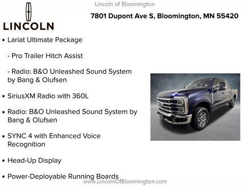 Used 2025 Ford F350 Lariat w/ Lariat Ultimate Package AWD/4WD image 9