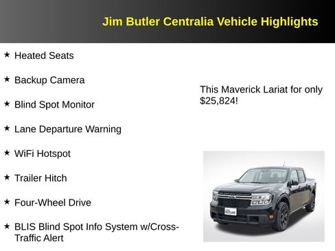Used 2023 Ford Maverick Lariat w/ Lariat Luxury Package image 12