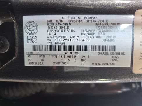 Used 2018 Ford F150 XLT w/ Equipment Group 301A Mid AWD/4WD image 34