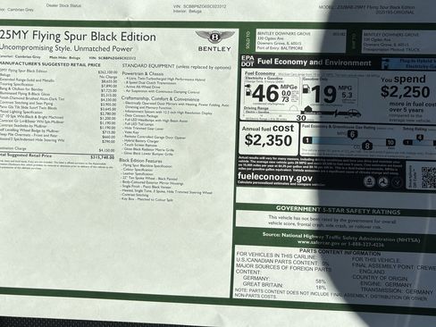 New 2025 Bentley Flying Spur Plug-In Hybrid image 53