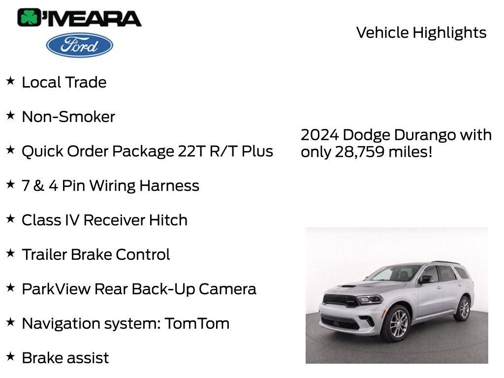 Used 2024 Dodge Durango R/T AWD/4WD image 7