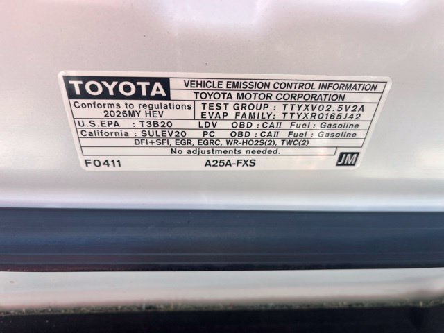 Used 2026 Toyota Camry LE FWD image 25