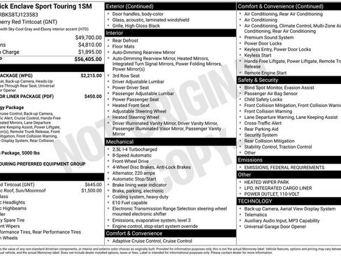 New 2026 Buick Enclave Sport Touring w/ Power Package image 38