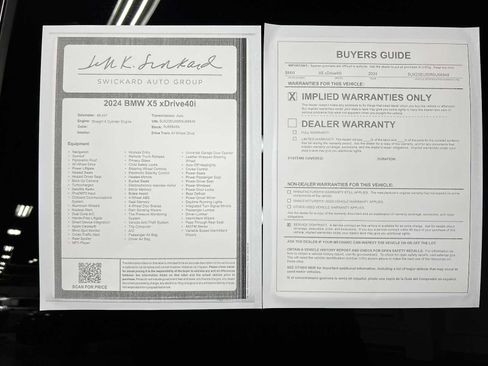 Used 2024 BMW X5 xDrive40i AWD/4WD image 49