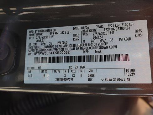 New 2026 Ford F150 Lariat w/ Equipment Group 501A Mid AWD/4WD image 16