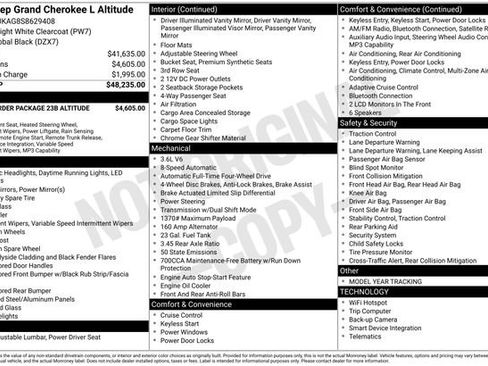 Used 2025 Jeep Grand Cherokee L Laredo AWD/4WD image 17