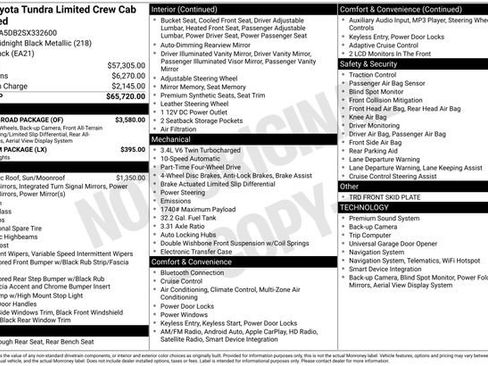 Used 2025 Toyota Tundra Limited w/ TRD Off-Road Package image 4