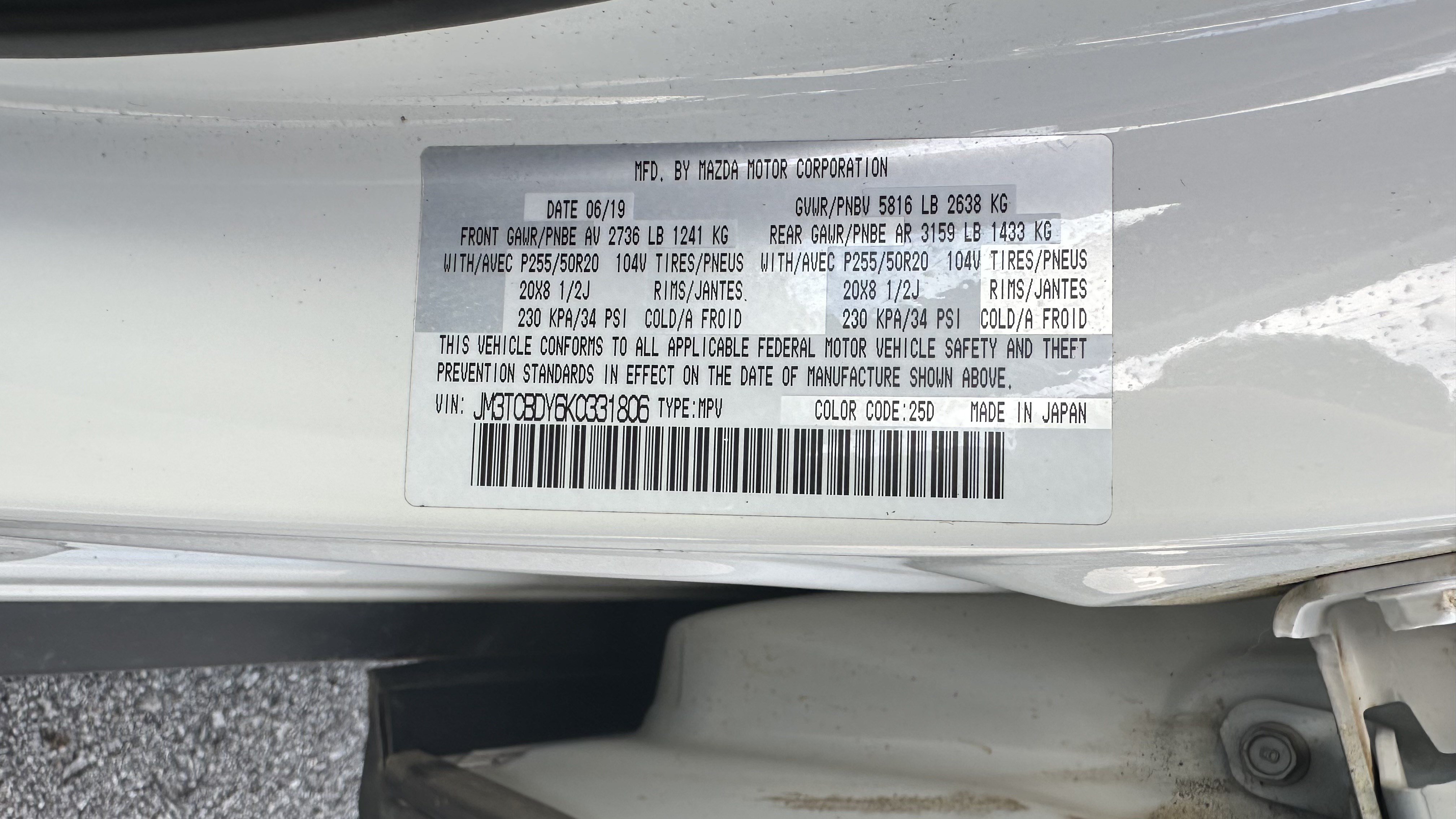 Used 2019 MAZDA CX-9 Grand Touring AWD/4WD image 34