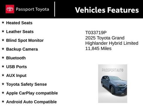 Used 2025 Toyota Grand Highlander AWD Hybrid image 8