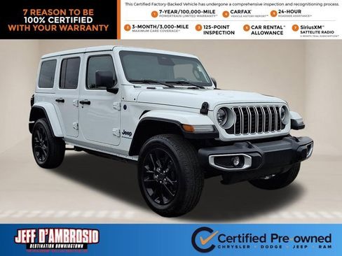 Certified 2025 Jeep Wrangler Unlimited Sahara w/ Safety Group image 1