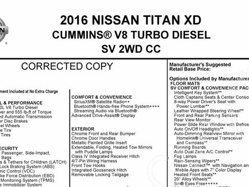 Used 2016 Nissan Titan SV RWD image 32